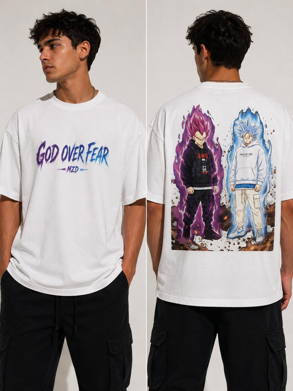 God Over Fear | Premium Streetwear Tee – MZD