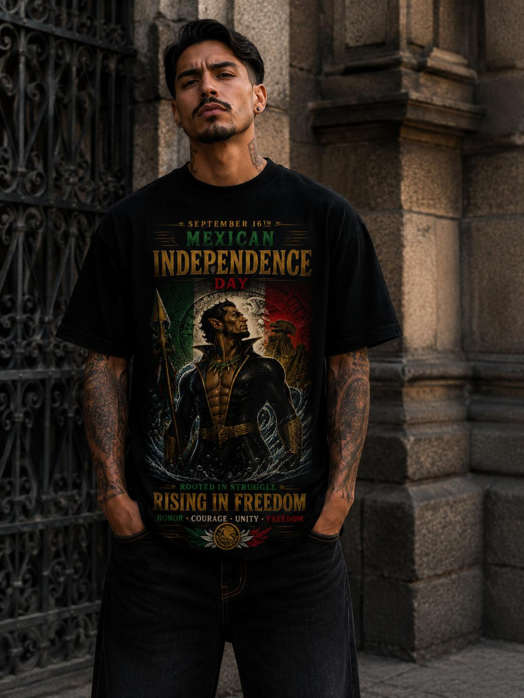 Mexican Independence Day – Rooted in Struggle, Rising in Freedom | Premium Unisex Tee