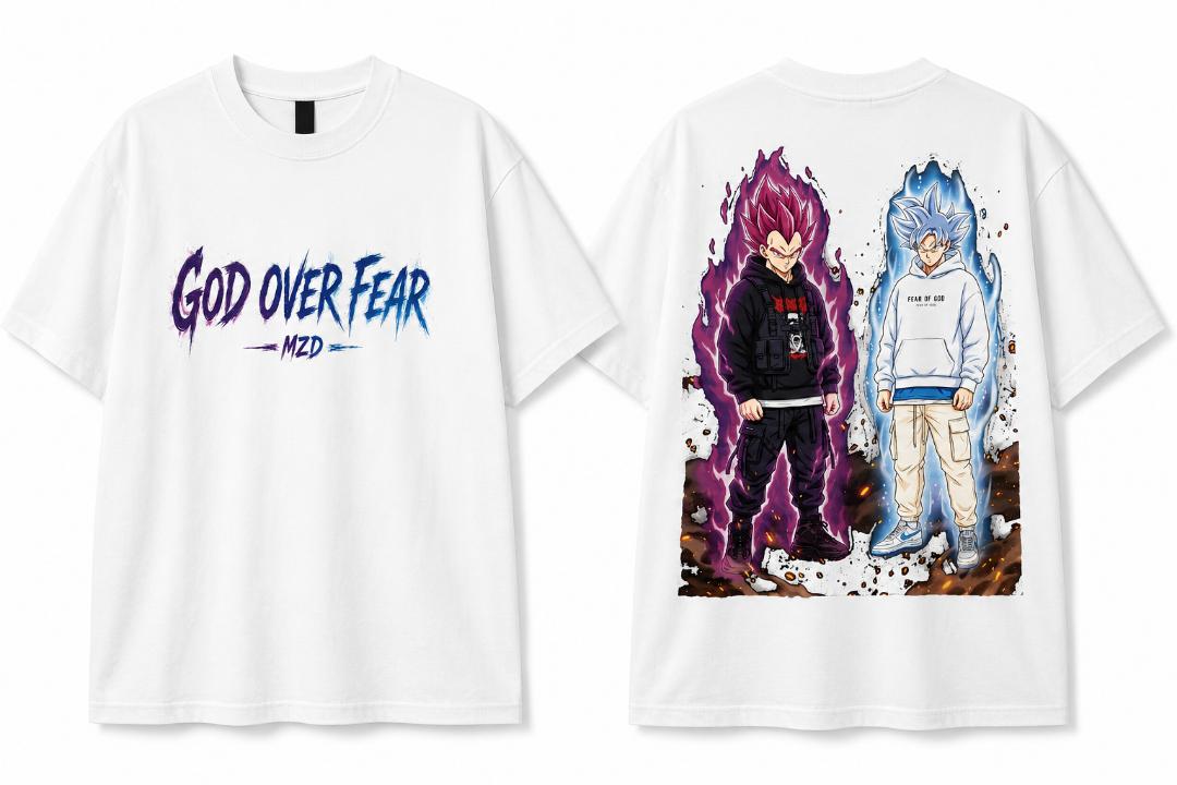 God Over Fear | Premium Streetwear Tee – MZD