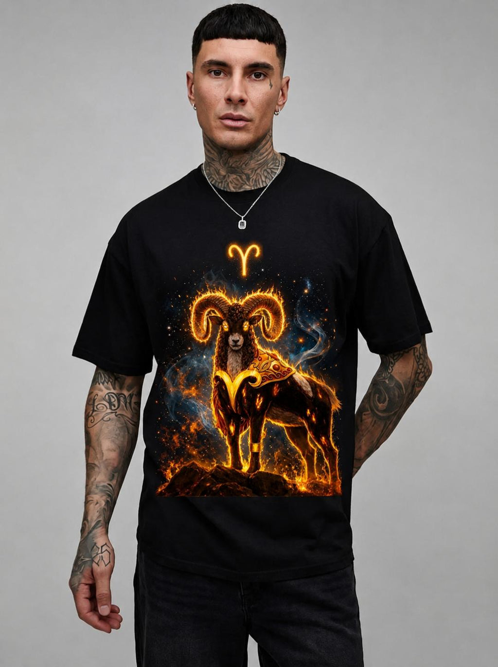 🔥 Aries Guardian Tee – Zodiac Collection | MZD