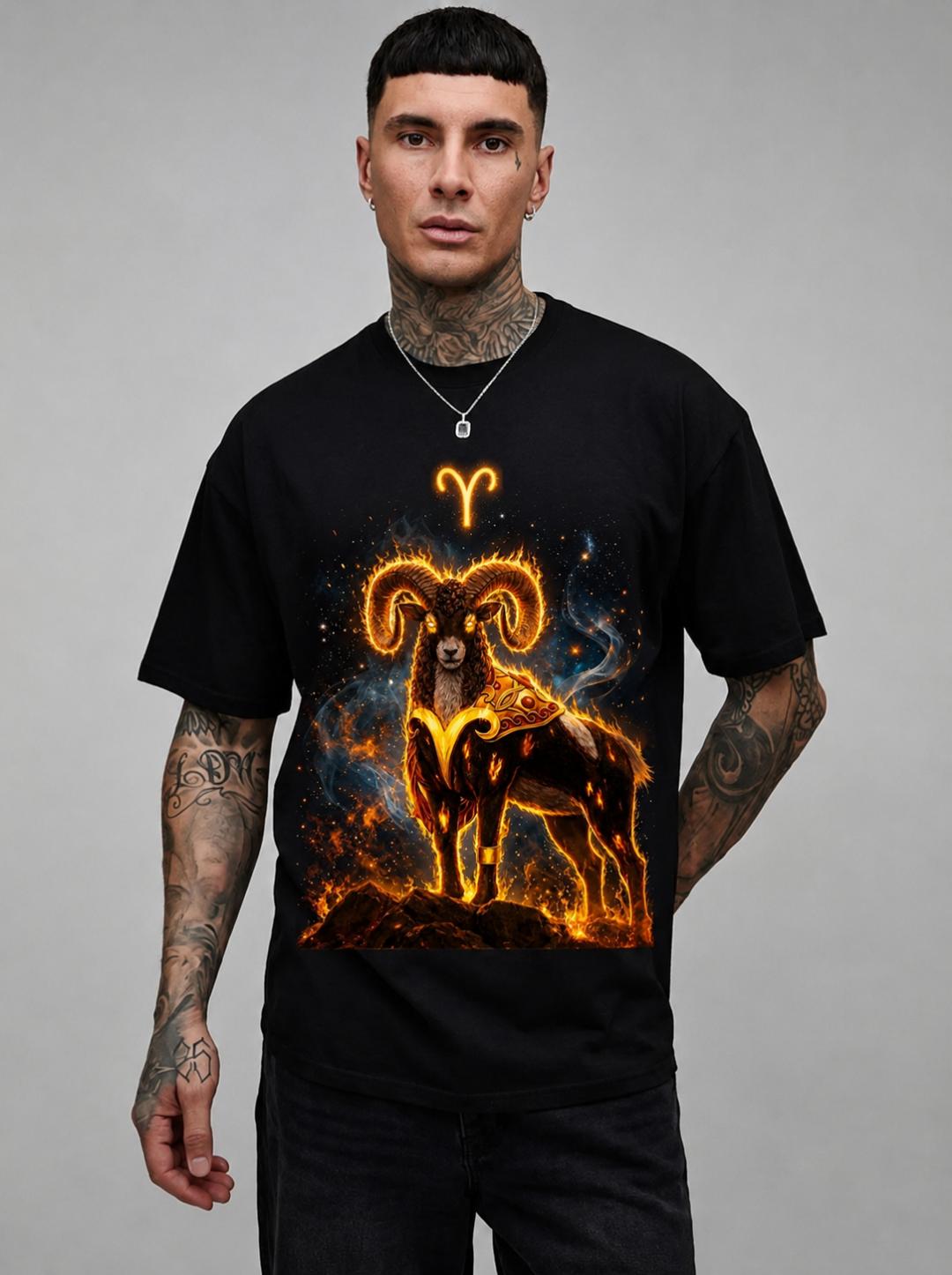 🔥 Aries Guardian Tee – Zodiac Collection | MZD