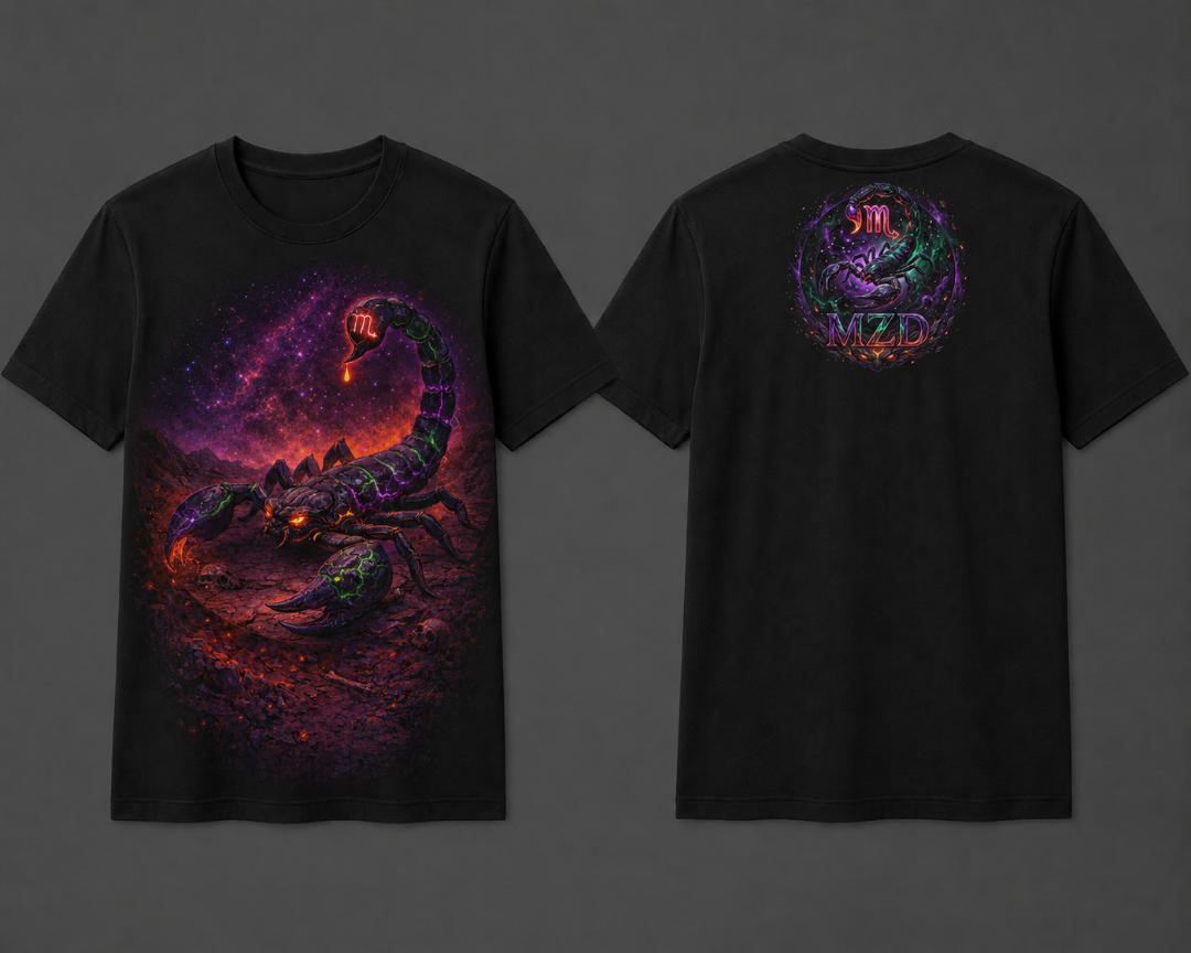 Scorpio Eclipse Tee – Cosmic Scorpion Collection