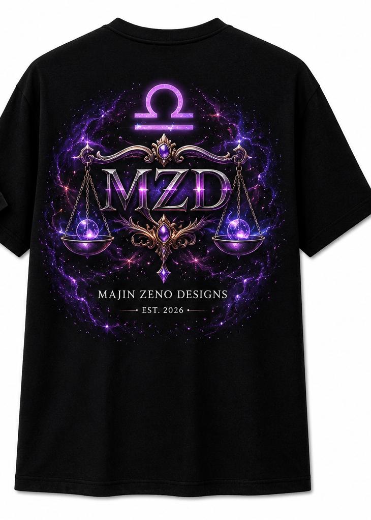 Libra Goddess Tee – Cosmic Balance Zodiac
