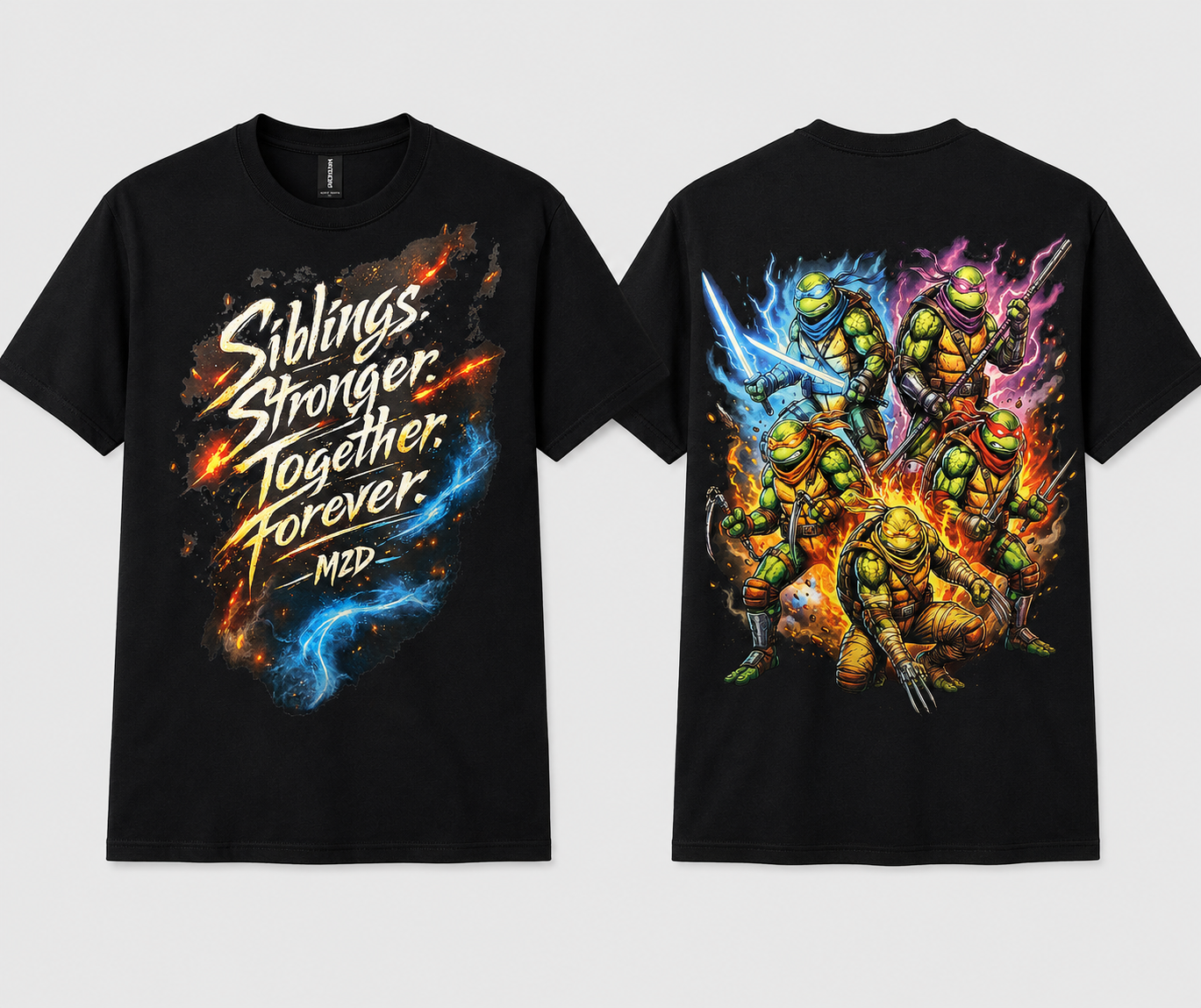 Siblings. Stronger. Together. Forever. Tee