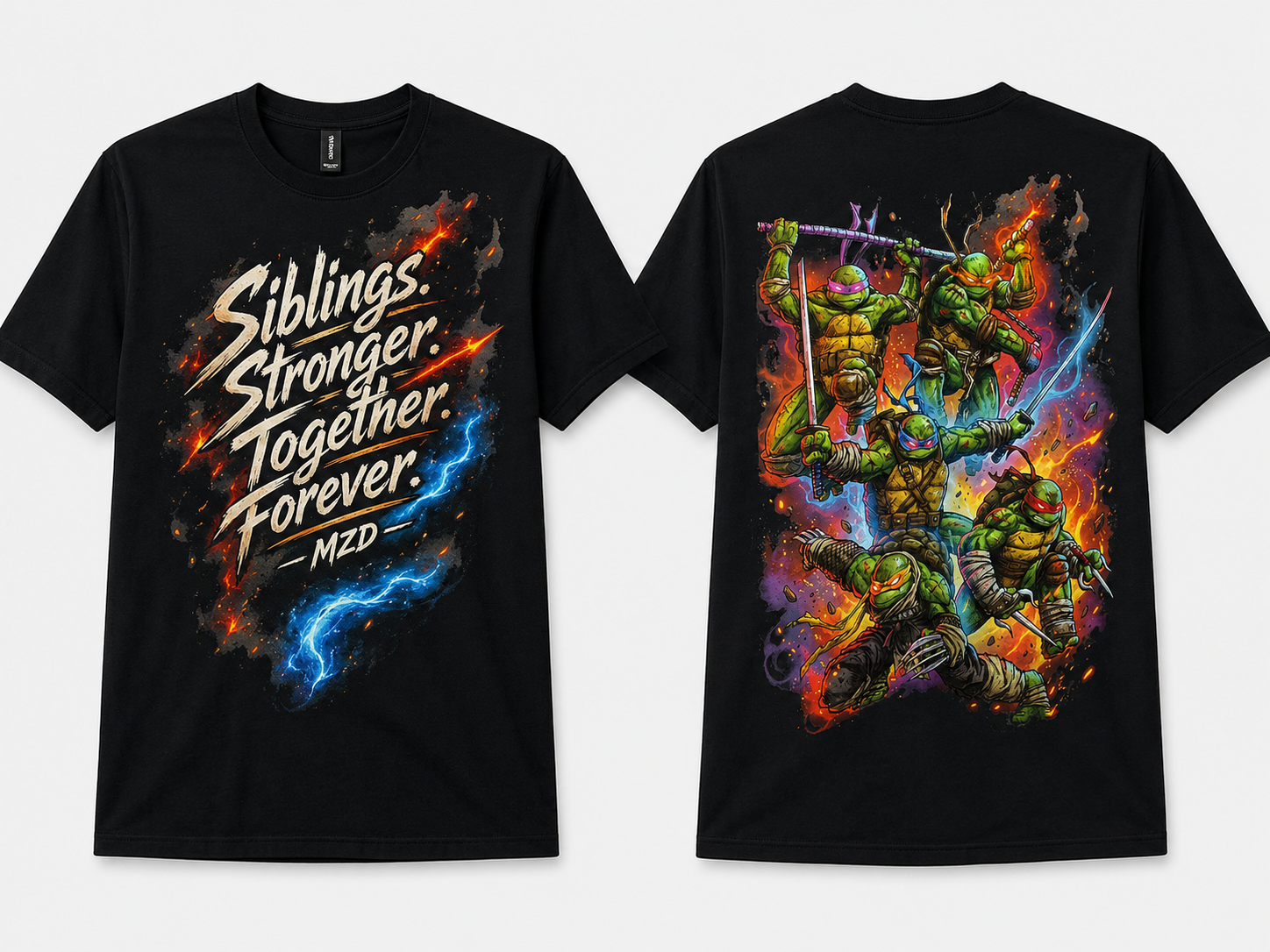 Siblings. Stronger. Together. Forever II Tee