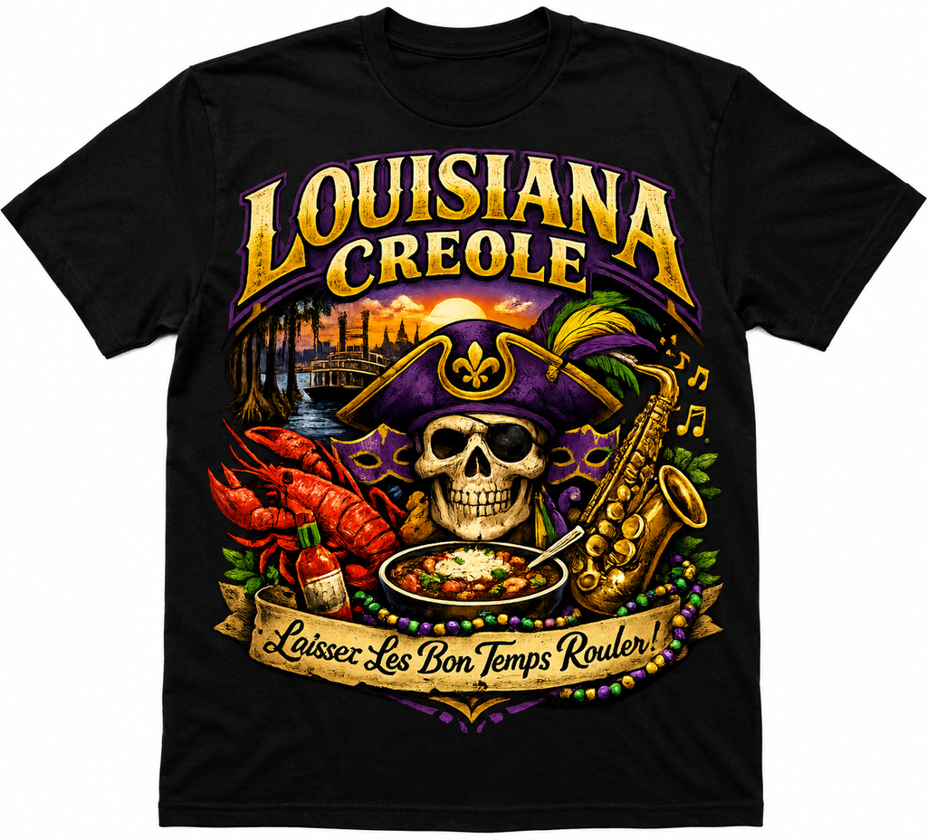 Bayou Bones Creole Tee