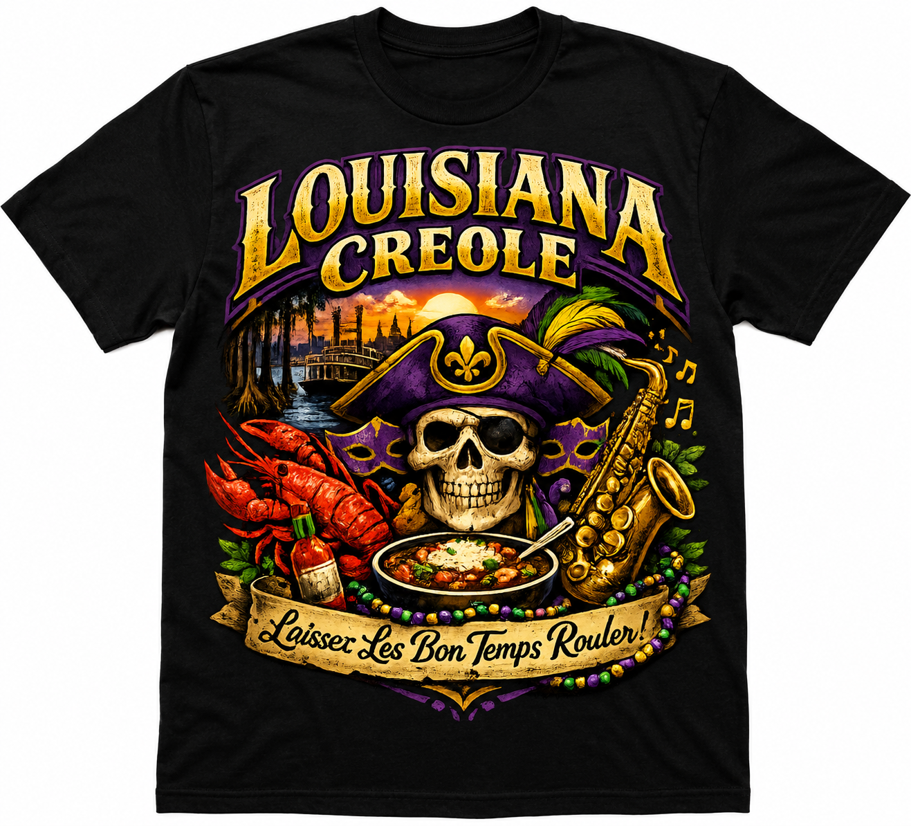 Bayou Bones Creole Tee
