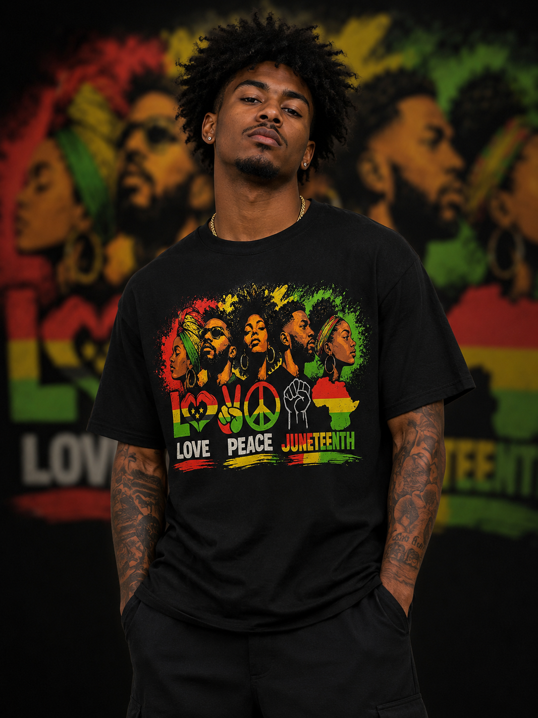 Love Peace Heritage Tee