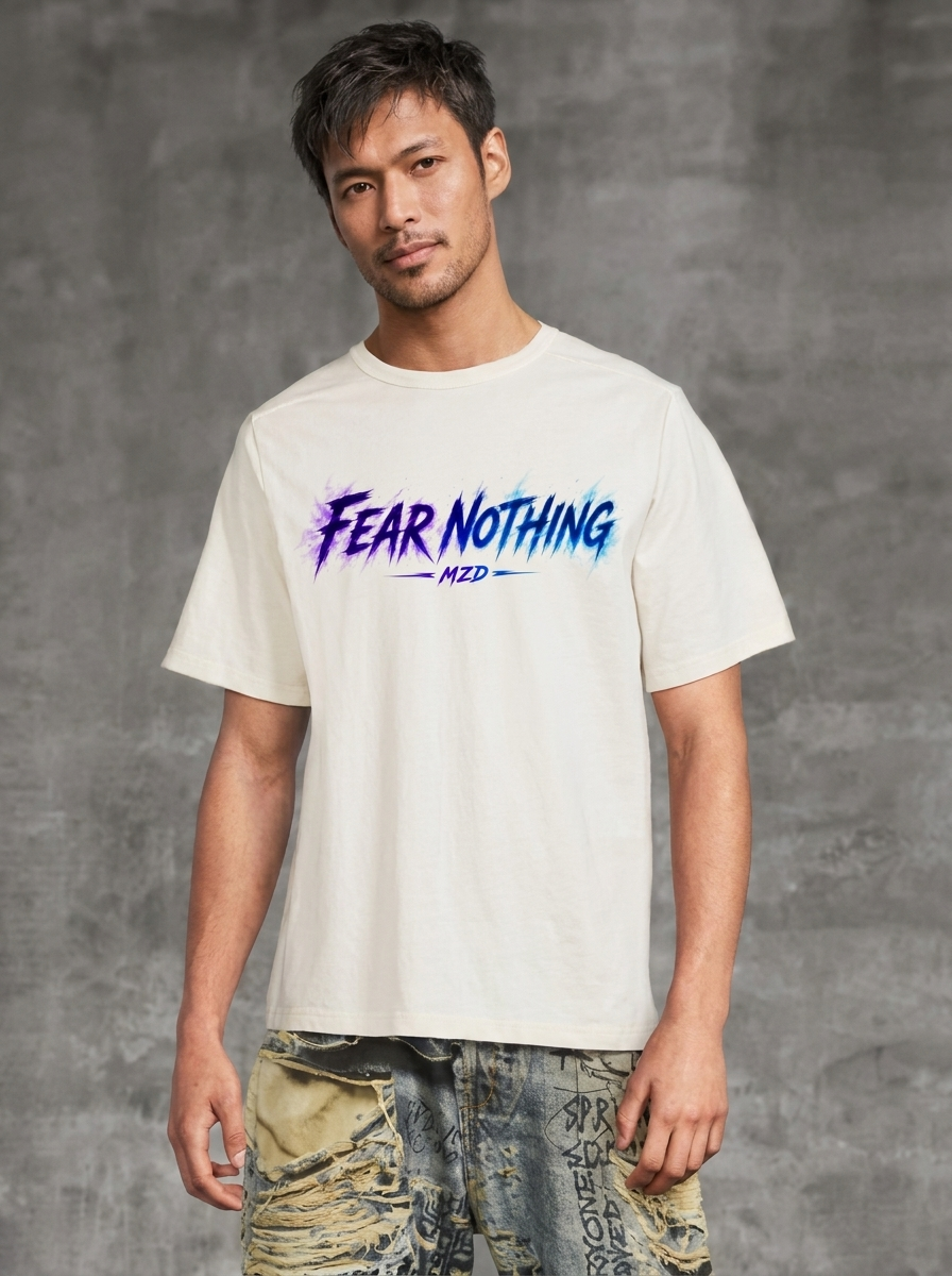 Fear Nothing | Premium Streetwear Tee – MZD