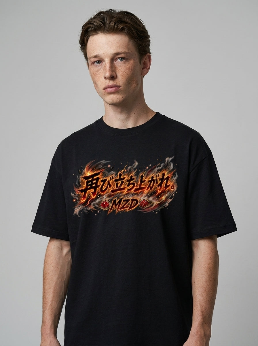 Rise Again (再び立ち上がれ) | Premium Streetwear Tee – MZD