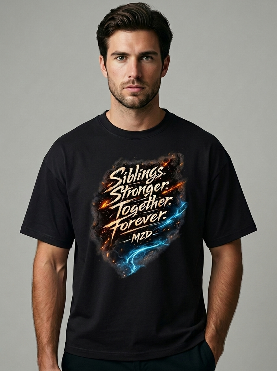 Siblings. Stronger. Together. Forever. Tee