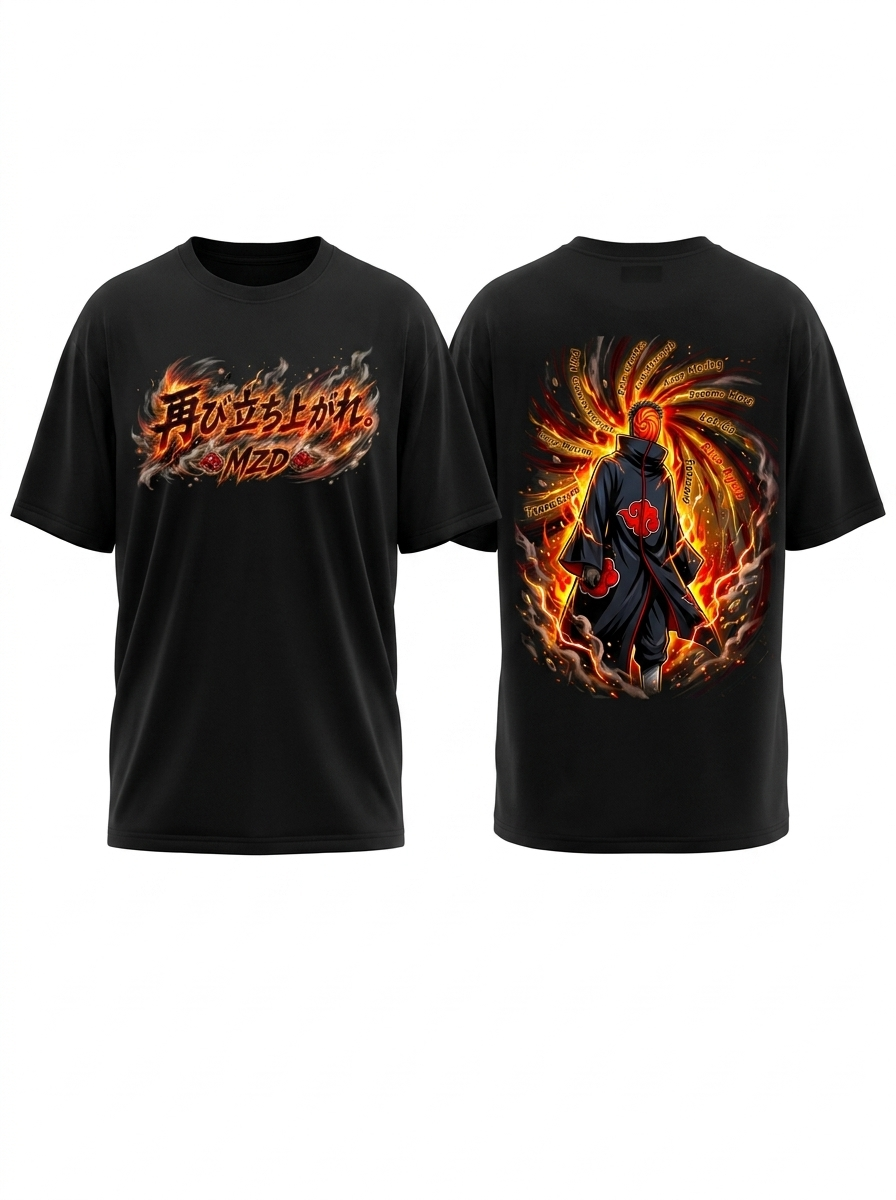 Rise Again (再び立ち上がれ) | Premium Streetwear Tee – MZD